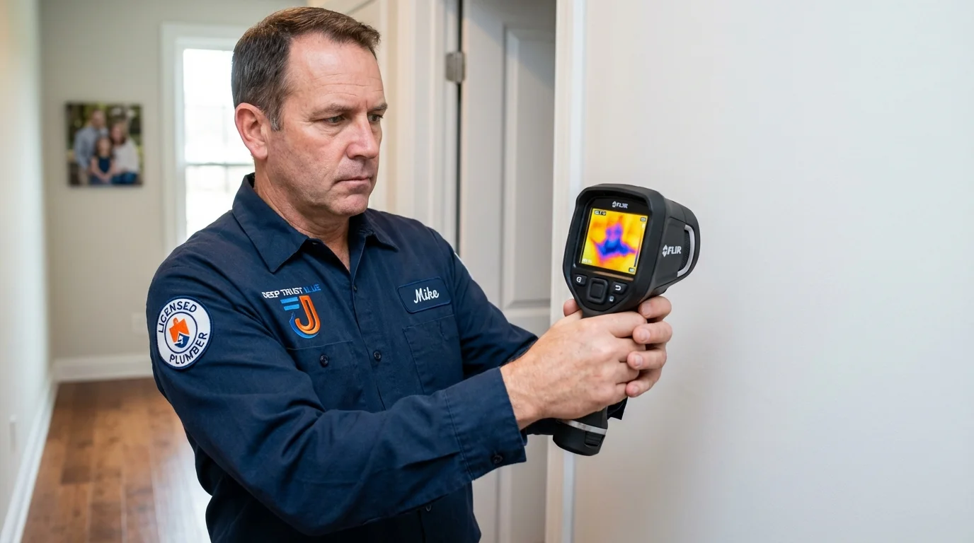 Thermal imaging leak detection by Johns Plumbing LLC in North Miami Beach